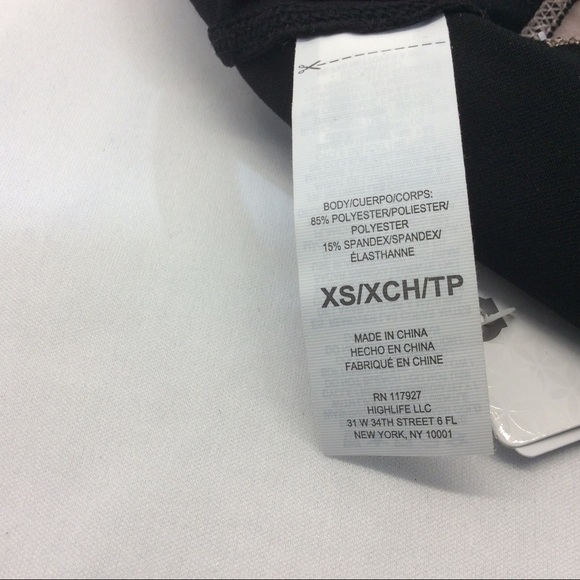 Gaiman Athena Color block Women’s Yoga Bralette /Bra size:  XS Black pink/white - Picture 12 of 16